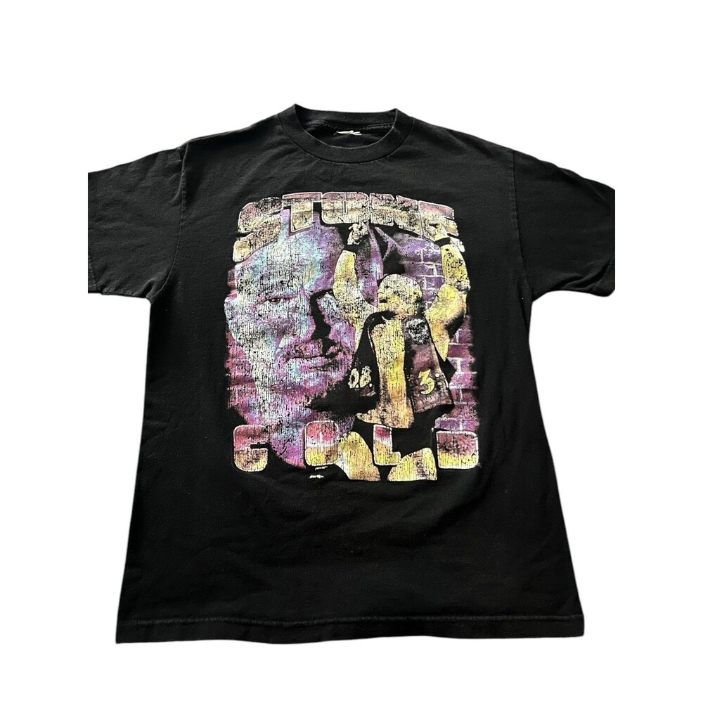 ULTRA RARE VINTAGE STONE COLD STEVE AUSTIN RAP T-SHIRT MEN'S SIZE M RAREST ONE!